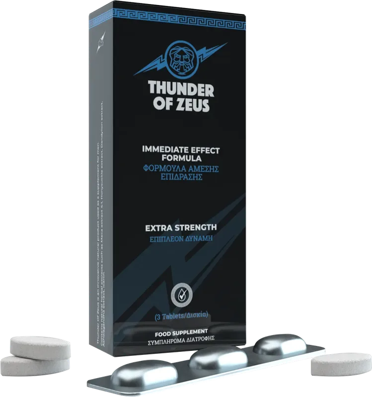 Thunder of Zeus Booster Capsules - fast-acting male vitality capsules with ashwagandha