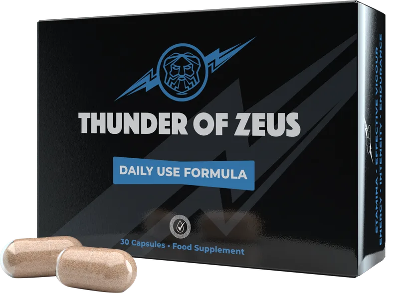 Thunder of Zeus Daily Use Formula - daily male vitality tablets with maca root & ashwagandha